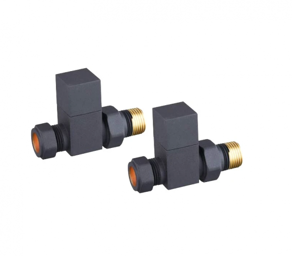 Radiator Valves Man. Square | Straight | Anthracite